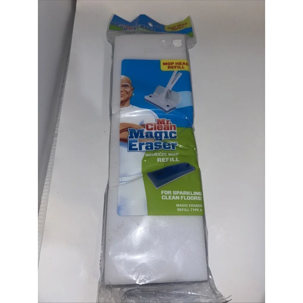 Mr Clean‎ Magic Eraser New Universal Mop Refill Type A Fits Most Squeeze Mops